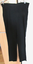 Sezane Black Acetate Pleated Dress Pants Trousers Size 38 / US 6