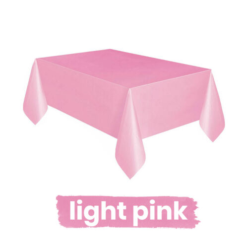 Plastic Table Cover Cloth Wipe Clean Party Tablecovers Cloths Round or Rectangle - Picture 84 of 139