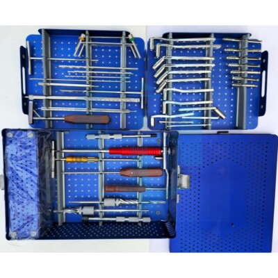 DHS DCS Complete Set Stainless Steel Orthopedic Instruments
