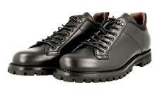 CAR SHOE by PRADA Leather Trekking St Moritz Shoes - Black NEW -  US 11 EU 44
