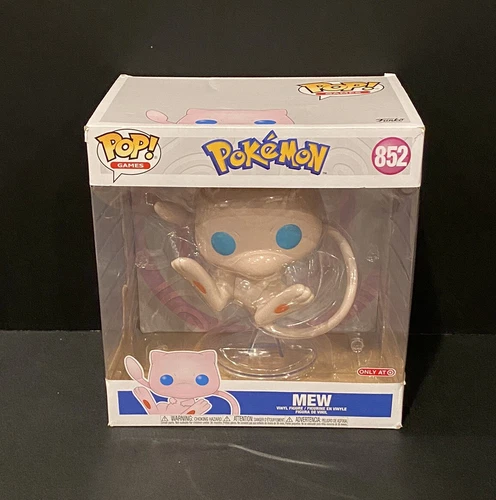 Funko Pop! Games Vinyl Jumbo 10 in: Pokémon Mew (Jumbo) Target (Exclusive) #852