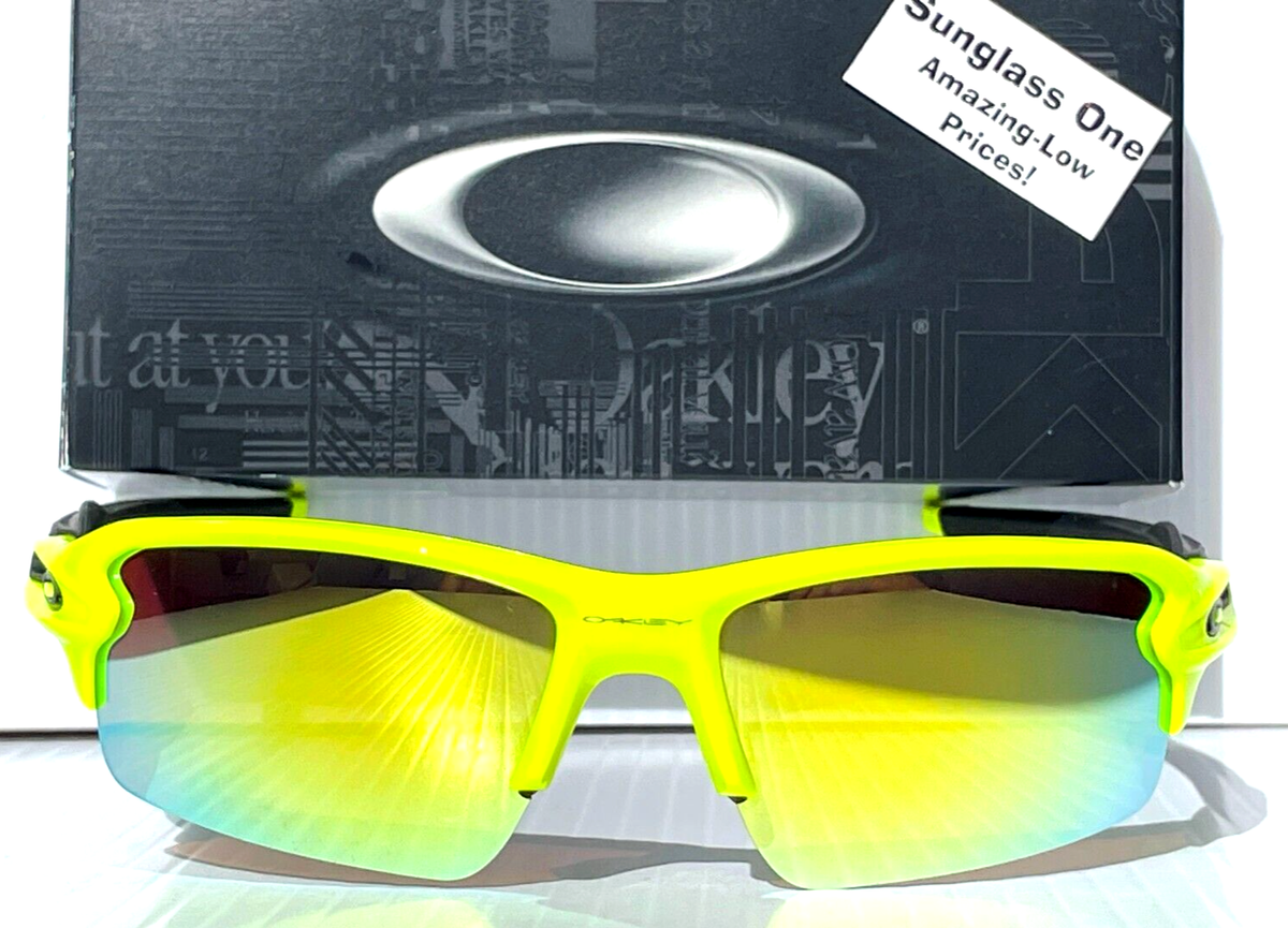 Oakley ゴルフバッグ イエロー Oakley FLAK 2.0 Yellow Tennis Ball POLARIZED Galaxy Gold Lens
