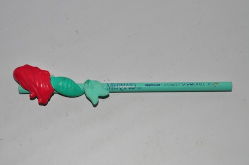 Disney The Little Mermaid Ariel Pencil and Topper Applause Collectible - Picture 2 of 8