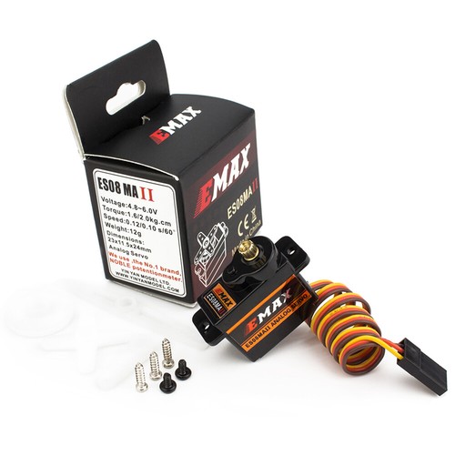 Emax ES08MA II Servo 12g 15T Metal Gear Analog Servo for RC Car Axial SCX24 - Picture 13 of 23