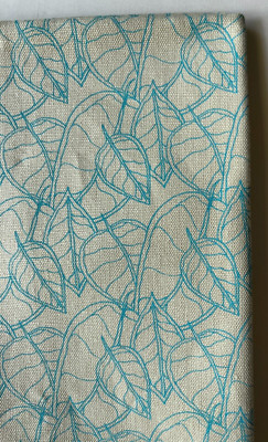 Groundworks Allegra Hicks Fall Aqua Fabric Remnant   24''x34''