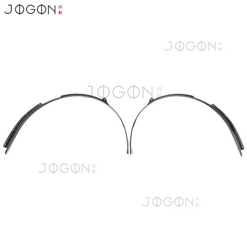 For Ford Mustang S650 GT 24+ ABS Carbon Look Front Fender Flares Wheel Mud Guard - Picture 11 of 12