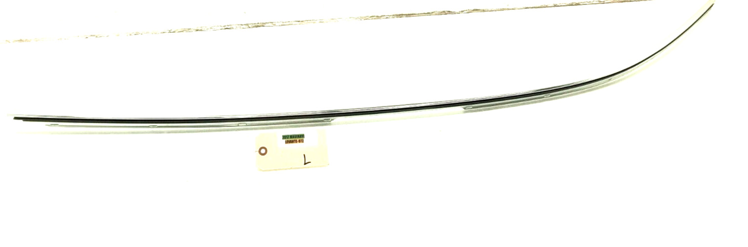 2017-2020 MASERATI LEVANTE LEFT DRIVER UPPER DOOR ROOF DRIP MOLDING OEM.