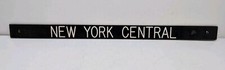 Vintage New York Central City Subway Train Station Sign Ticket Counter Plastic