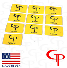 10 2/0 or 1/0 AWG Gauge Heat Shrink Tube Ring Terminal Tubing Heavy Duty YELLOW