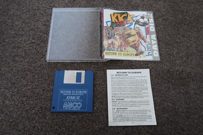 Kick Off 2 Return To Europe von Anco ~ Originalverpacktes Atari ST Spiel