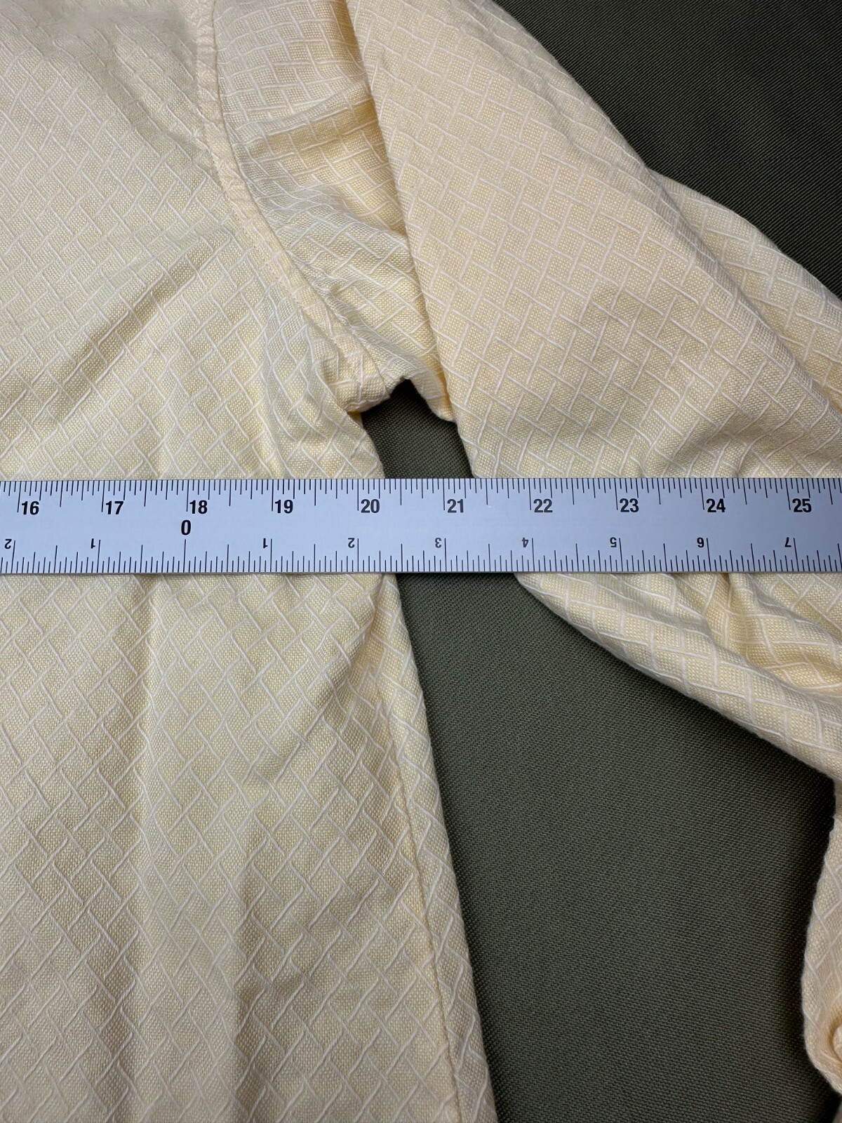 Pendleton Button Down Front Shirt Size 16 Yellow … - image 6