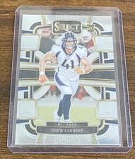 Drew Sanders 2023 Panini Select Concourse Rookie RC #30 Denver Broncos