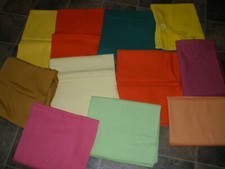Solid Color Tablecloth or Fabric YOU CHOOSE COLOR SIZE SU45A