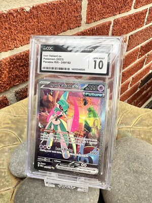 CGC 10 GEM MINT Iron Valiant ex 249/182 Paradox Rift Spec. Illust