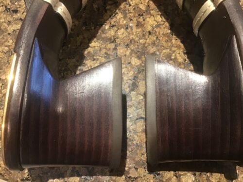 SANDALO MULO ANNODATO TACCO BORCH TAGLIA 9 DISPLAY DA PAVIMENTO MODELLO $368 - Foto 2 di 8
