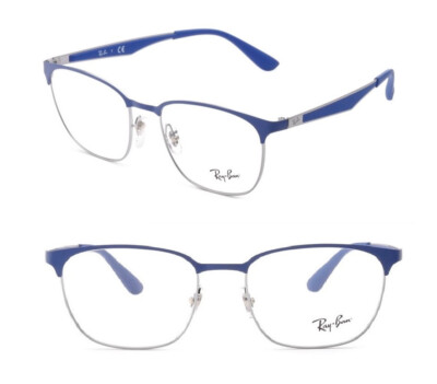 RAY BAN BRILLE BLAU GRAU 6356 2876 52 TITAN FLEX 6346 CLUBMASTER FASSUNG 6344 RX
