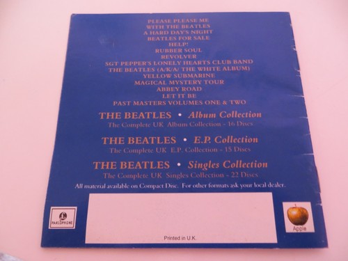 Booklet The Beatles The Catalogue - Bild 2 von 2
