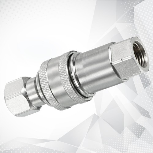 Raccordo tubo filettato femmina attacco rapido idraulico M14x1,5 mm - Foto 9 di 11
