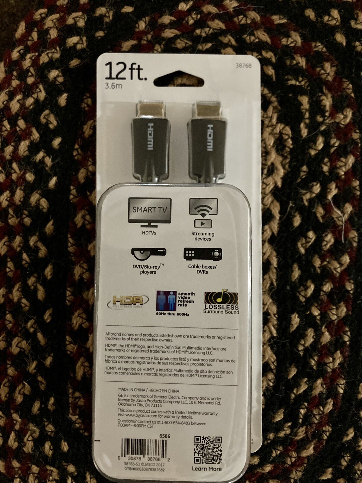 GE Pro Premium HDMI Cable 12ft