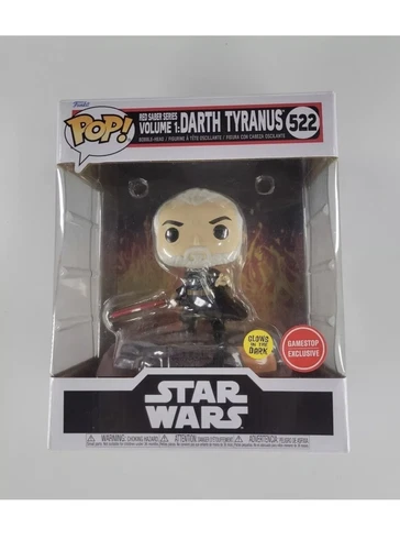 Funko Pop! Deluxe: Star Wars - Darth Tyranus (Glows In The Dark) - GameStop 522