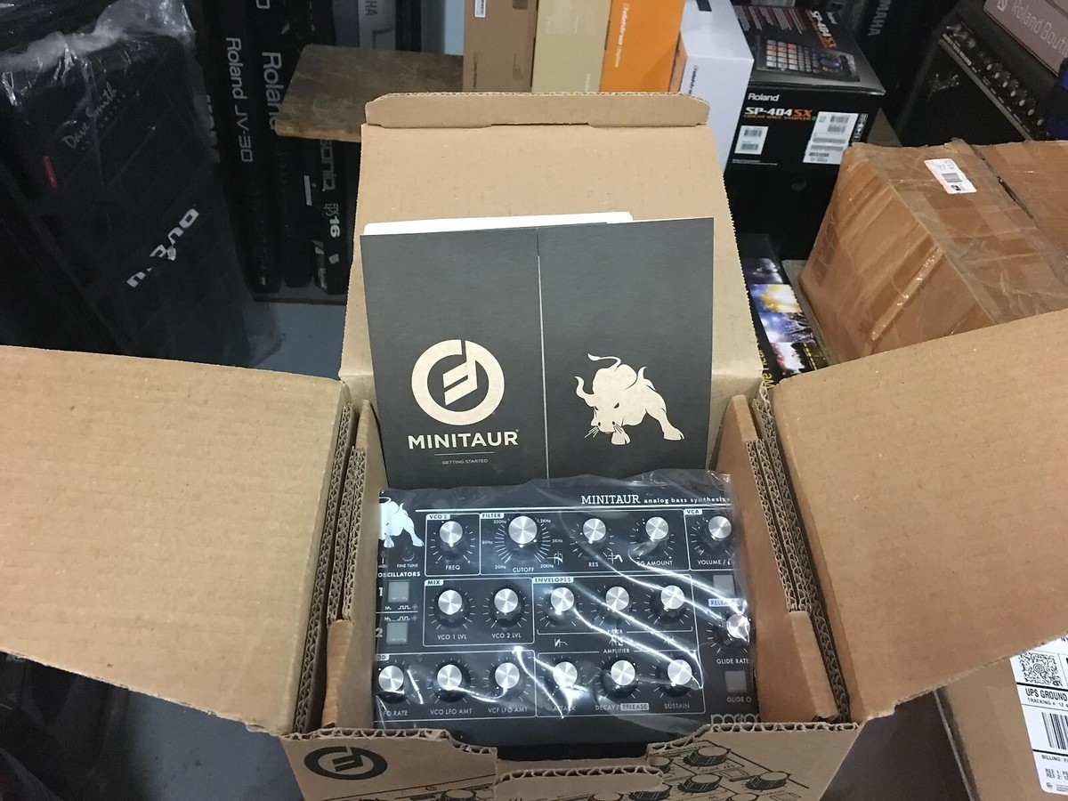 MOOG Minitaur - Synth Analogico Per Bassi, Con Software Editor, 128 Preset, Portatile - Foto 5