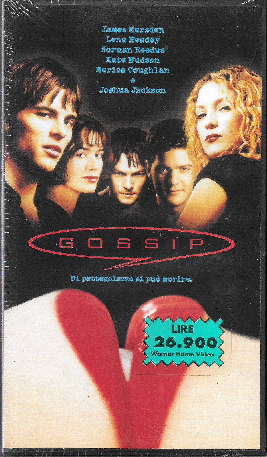 GOSSIP con Joshua Jackson - VHS NUOVA