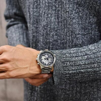 CITIZEN PROMASTER Eco-Drive PMV65-2271 Silver solar radio Men's