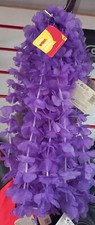 Henbrandt 100cm Hawaiian Lei Tropical Flower Necklace PURPLE