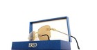 Lunette Fred Zephir vintage Force 10 Bicolor Or 22kt Gold plated Platine - Brun