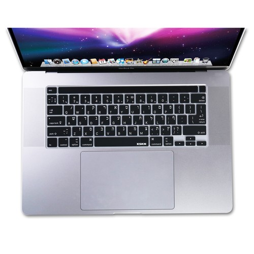 XSKN Hebräisch Silikon Tastatur Abdeckung Skin für Touch Bar Macbook Pro 13,3/16 Zoll - Bild 12 von 15