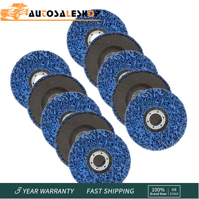 New 4.5'' Strip Disc Wheel Paint Rust Removal Clean For Angle Grinder 10 Pcs