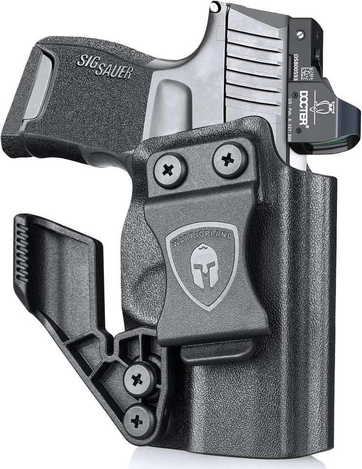 WARRIORLAND IWB Kydex Holster, Optic Cut &Claw: Sig Sauer P365/P365X/P365XL/P365 SAS Pistol