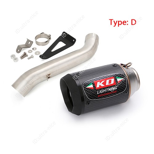 For Aprilia Tuono V4 1100 2017-2020 Exhaust Tips 61mm Muffler Pipe Real Carbon - Picture 8 of 13