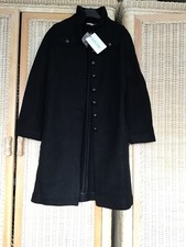 Kookai Black Wool Mix Coat. Size 38. New.