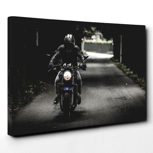 Impresión de arte de pared en lienzo para motocicleta motocicleta motocicleta (3) cuadro enmarcado decoración sala de estar - Imagen 2 de 7
