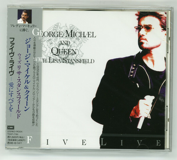GEORGE MICHAEL QUEEN Freddie Mercury FIVE LIVE JAPAN CD TOCP