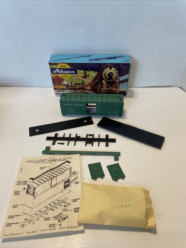Coche de carga Athearn HO escala 1810 LehighValley 40’ #66054 verde jade con diamante negro ~ leer | Zustand: New