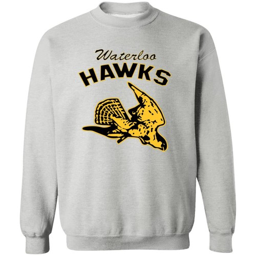 Waterloo Hawks Sweatshirt Crewneck Pullover | NBA Basketball Team - Picture 2 of 7