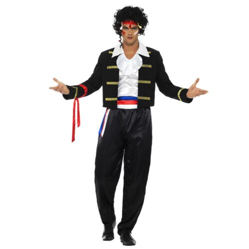 Adult Mens 1980s New Romantic Pop Rock Star Ant Music Fancy Dress Icon Costume - Picture 1 of 3
