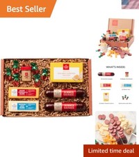 Farmhouse Gourmet Meat  Cheese Gift Basket - Perfect for All Occasions