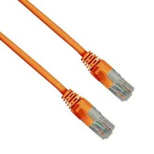 1m Cat6 Ethernet Internet Cable RJ45 UTP 100% Copper Network Patch Lead ORANGE