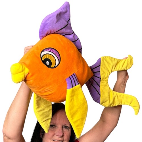 Nanco LARGE Beautifully Detailed Tropical Fish 27" Plush Stuffed Animal Toy - Picture 4 of 4