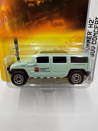 Matchbox All Terrain #100 National Parks Hummer H2 SUV Concept W/Protector - Picture 3 of 9