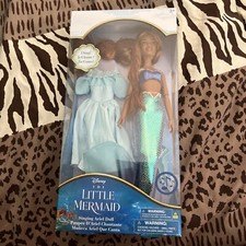 Disney Store Little Mermaid ARIEL LIVE ACTION Singing Doll HALLE BAILEY NEW Seal