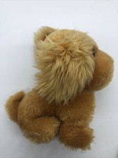 Vintage Ears Dog Plush R Dakin Korea Small OranGe Puppy Ground Nutshells