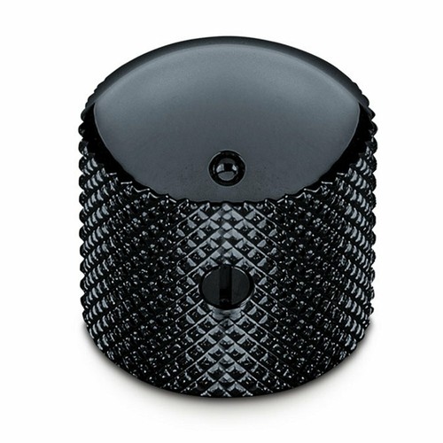 Schaller Tele Style Domform Regler mit Madenschraube, schwarz 15020400 - Bild 1 von 3