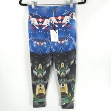 NWT MARCELO BURLON KIDS OF MILAN PANTALONE FELPA Print Pants Size SMALL 6 Kids