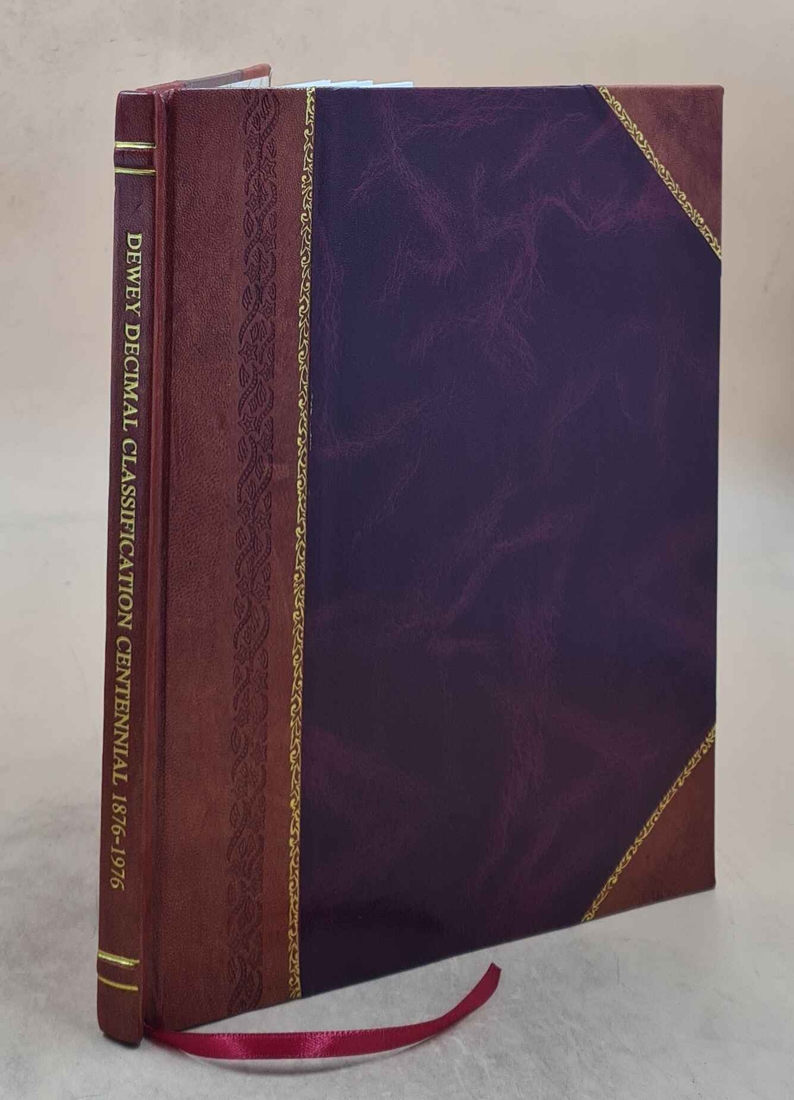 Dewey Decimal Classification Centennial Edition 1876-1976 Leather Bound 1976