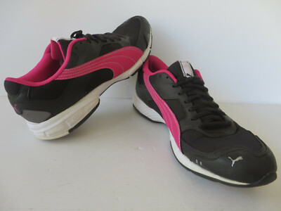 PUMA ° tolle Sportschuhe 40,5 schwarz/pink Damen Schuhe