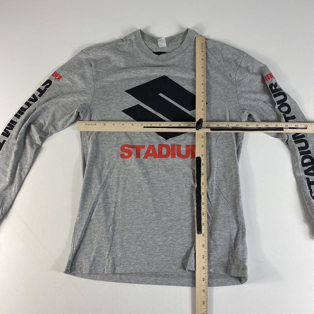 Team Justin Bieber Stadium World Tour 2017 Merch Long Sleeve T